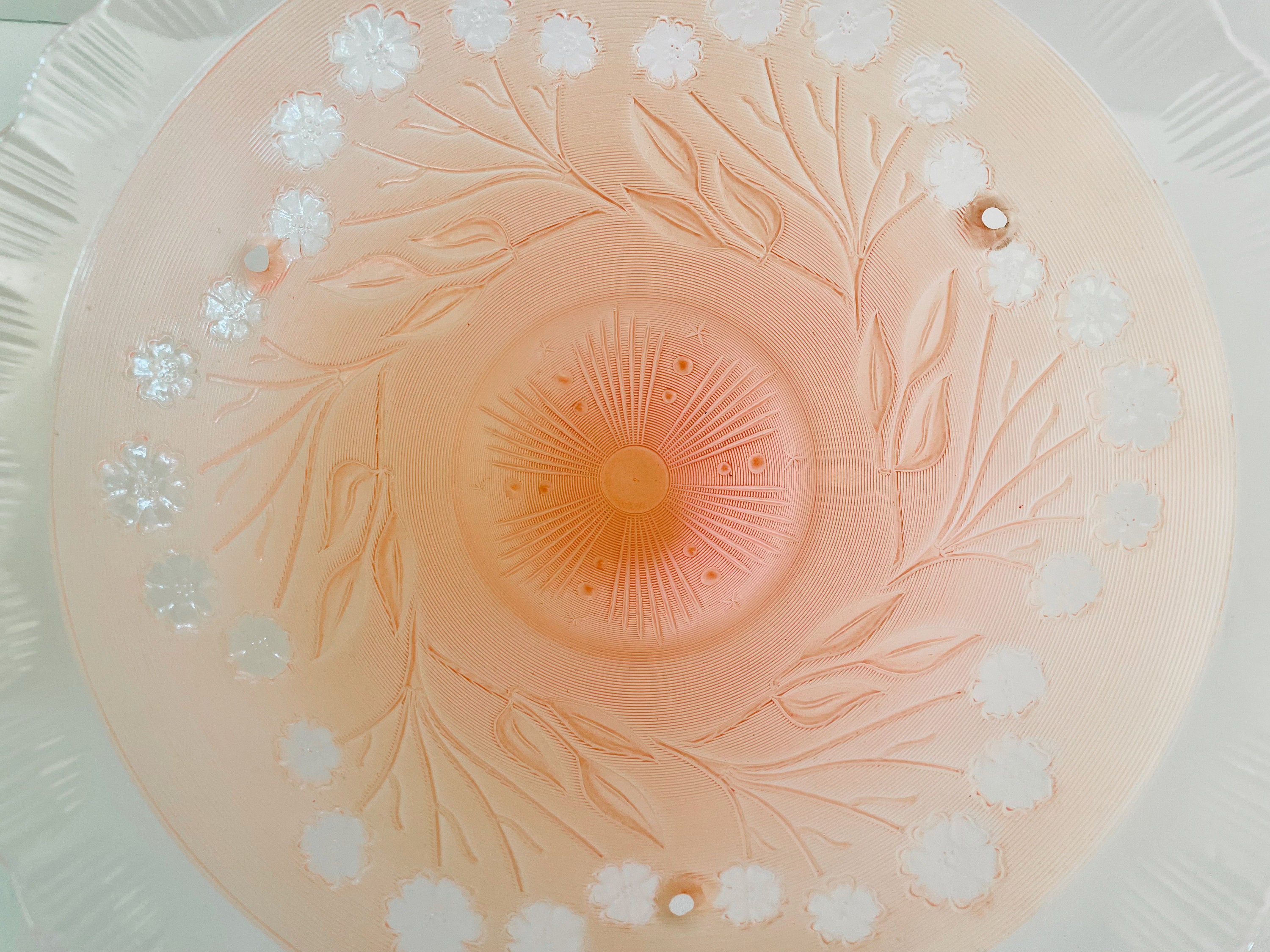 Cubierta de luz de techo de la década de 1930 cubierta de | Etsy