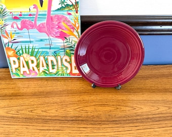 Cinnabar Fiesta Salad Plate: Vintage Homer Laughlin, 7.25"