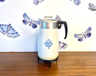 Child's Play Plastic Coffee Pot, Doll Coffee Pot Set, Plastic Cornflower Blue Coffee Pot, 18” Doll Kitchen Accessories