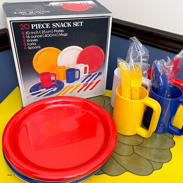 Plastic Picnic Set Etsy