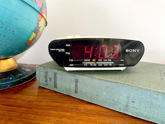 ヴィンテージホワイト 80年代 ソニー ドリームマシン 目覚まし時計
