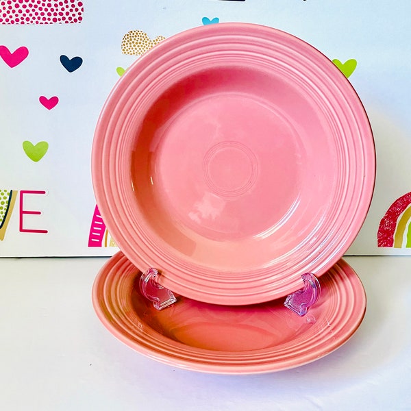 Fiestaware 12 Rimmed Soup Pasta Bowl Retired Pick a Color Scarlet