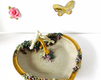 Innovations Giftware Lemon Dish, Vintage Love Doves Occasional Dish, Innovations Forever Yours Jewelry Tray