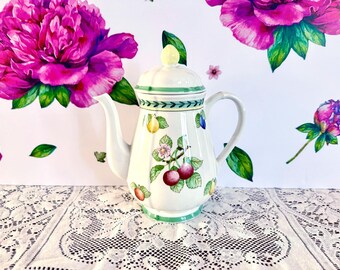 Vintage Villeroy and Boch French Garden Fleurence Coffee Pot