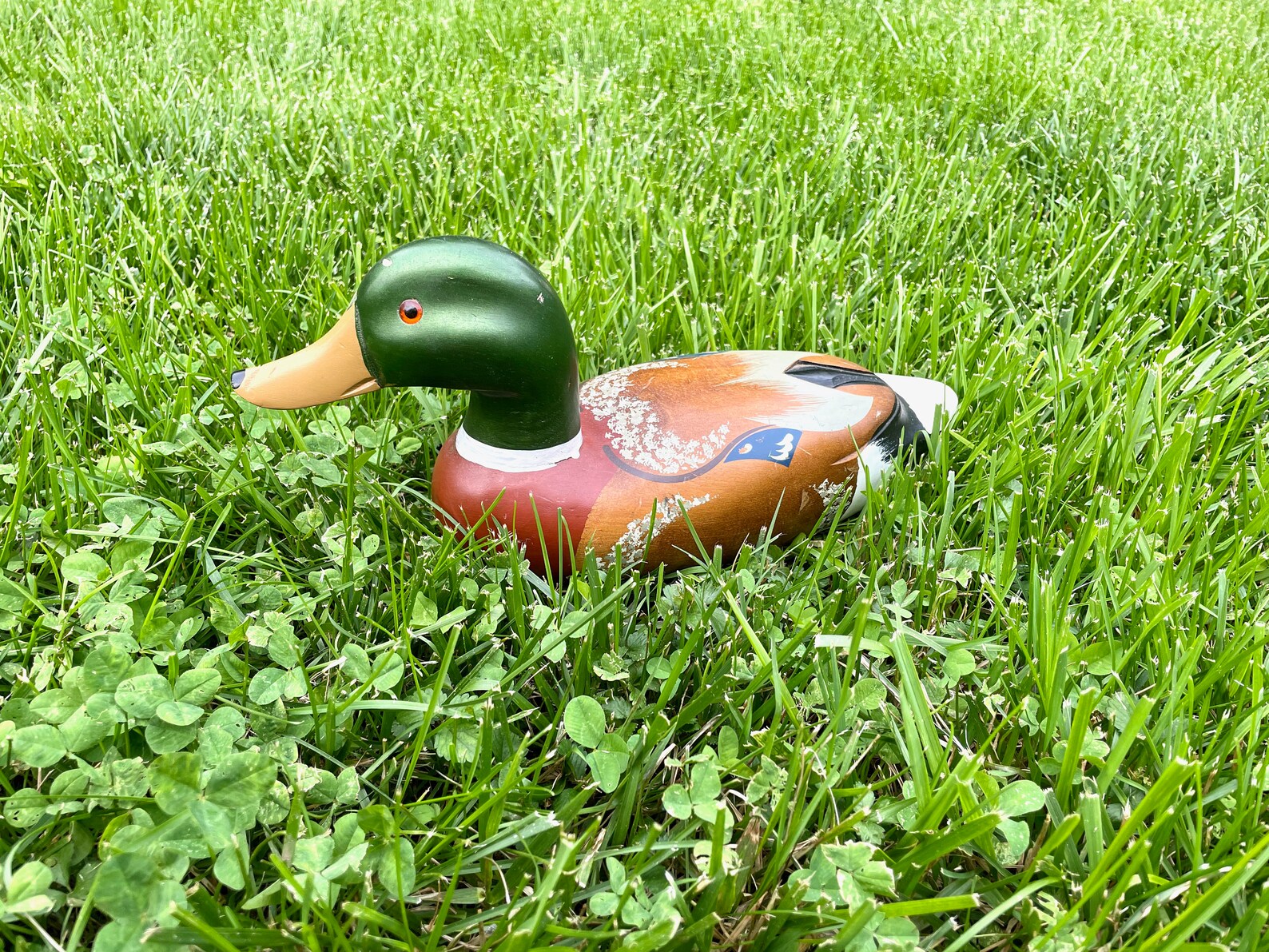 Hand Painted Mallard Duck Decoy Hand Carved Duck Decoy Etsy