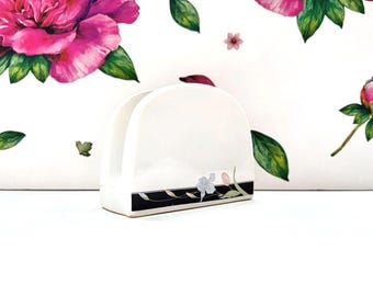 Vintage 1980s Fairfield Vanessa Napkin Holder