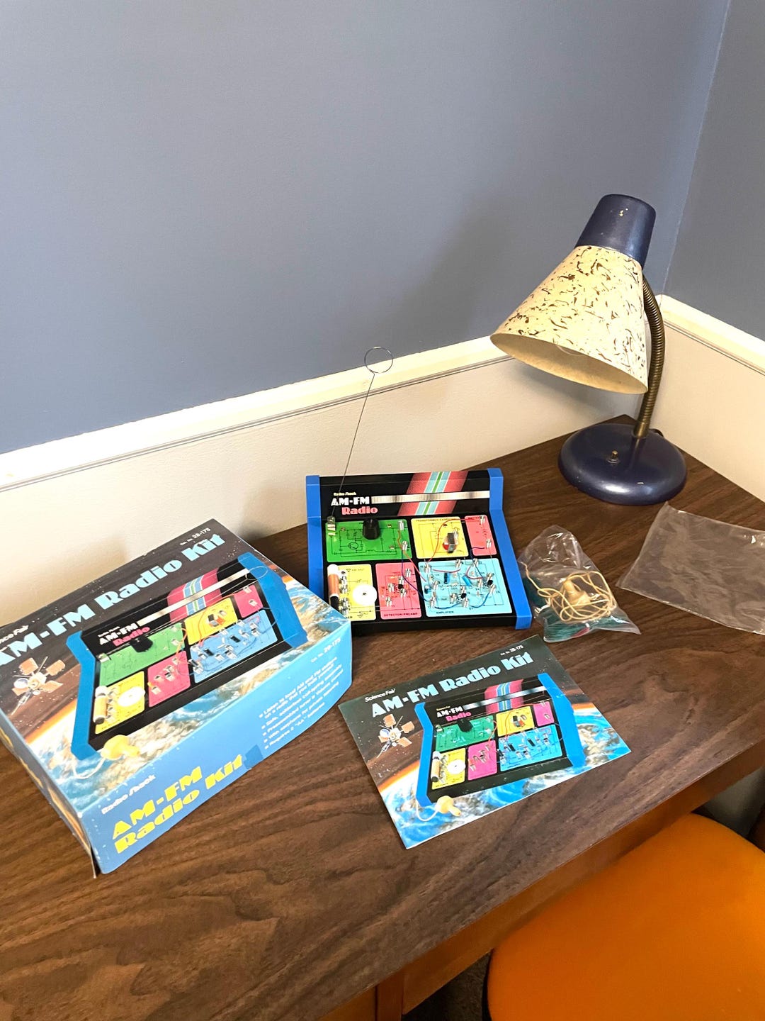 Vintage Radio Shack AM-FM Radio Kit, 1970's Science Fair Project ...