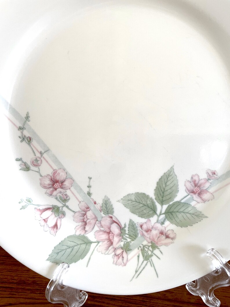 Corning Veranda Dinner Plate Corelle Veranda Floral Plate Etsy