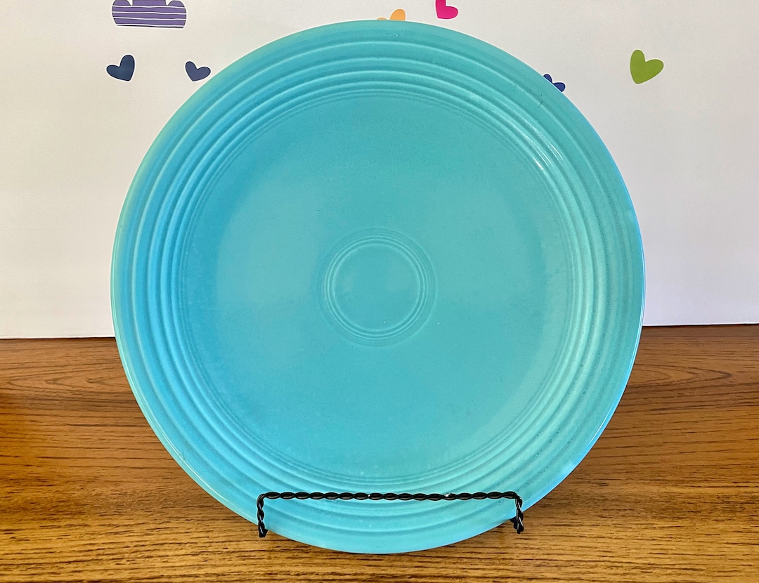 Fiesta Ware Turquoise Blue Casserole Dish/bowl Without Lid