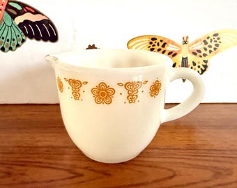 Butterfly Gold Mini Creamer - Vintage Pyrex, Small Size