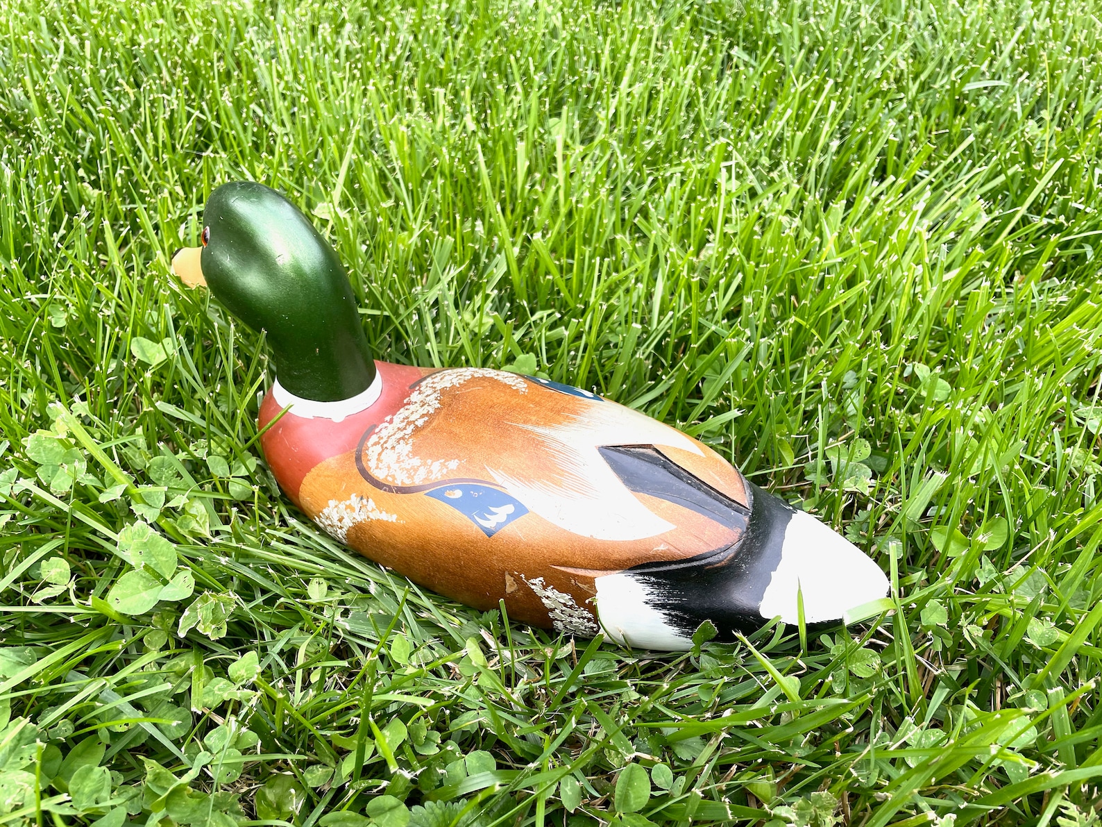 Hand Painted Mallard Duck Decoy Hand Carved Duck Decoy Etsy