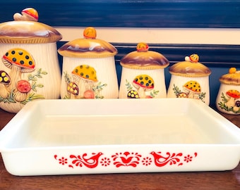 PYREX Friendship Casserole, Pyrex Friendship 3 Quart Baking Dish, Pyrex Love Bird Lasagna Pan, Pyrex Friendship 933, PYREX Friendship 13x9