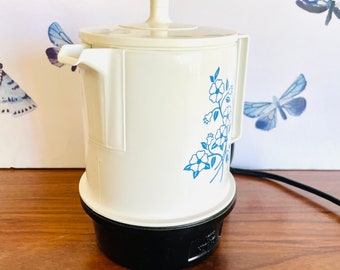 5 Cup Regal Poly Hot Pot, Regal Corn Flower Blue Poly Hot Pot, Regal  Plastic Electric Warmer/sever, Vintage Floral Regal Electric Kettle 