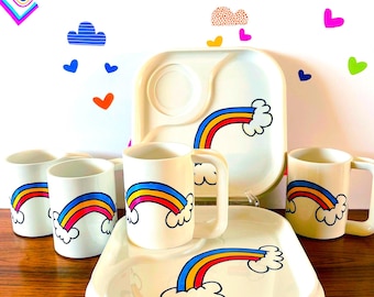 Ingrid Chicago Rainbow Picnic Dining/Snack Set
