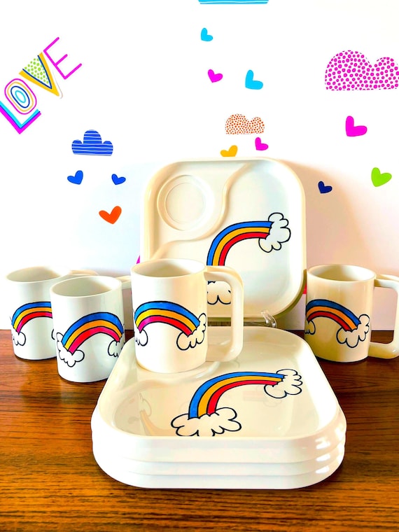 ビンテージ INGRID ピクニック キャンプ お皿 コップ セット アウトドア BBQ レア USA