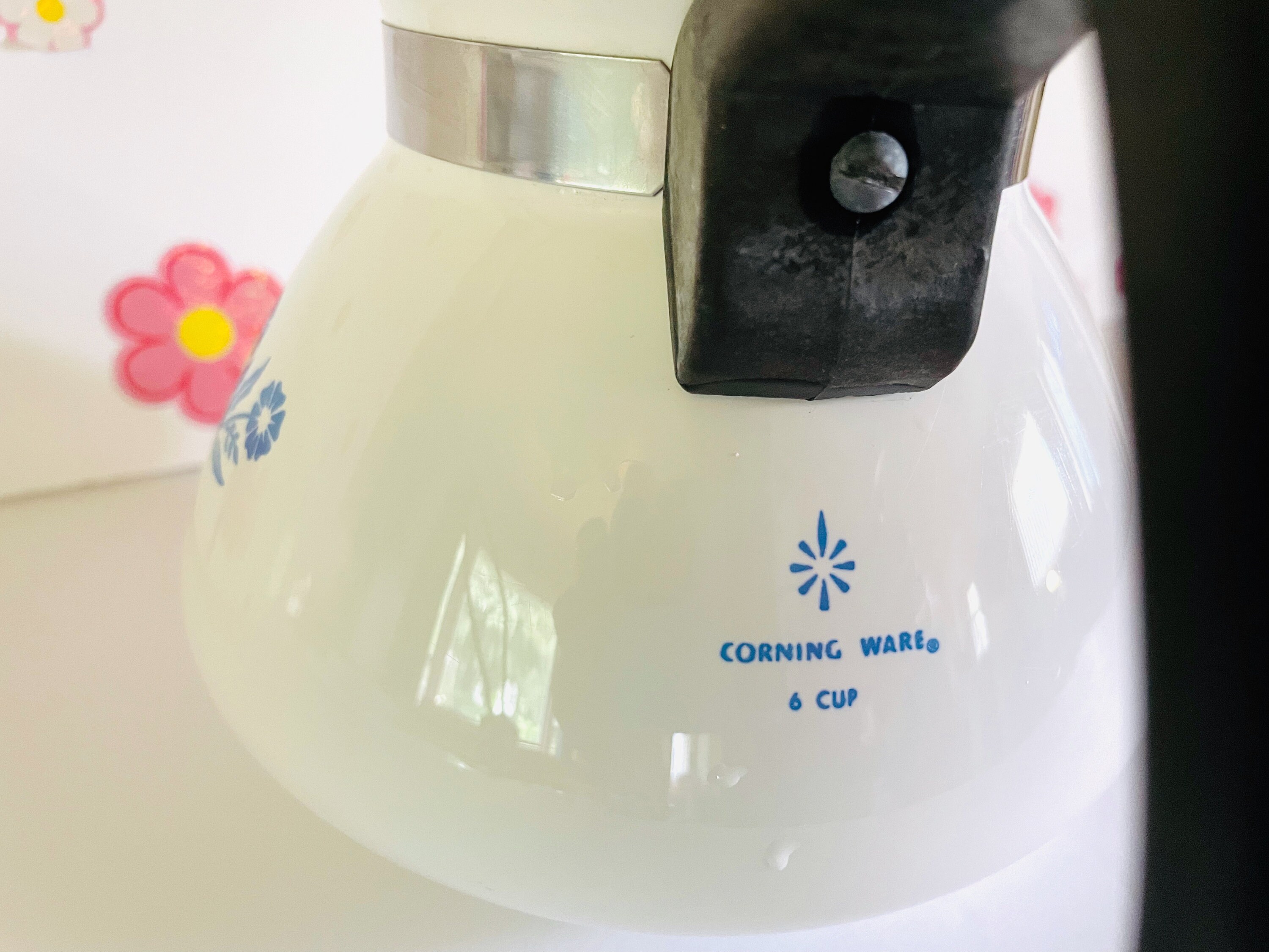 Corning Blue Cornflower Tea Kettle Corningware Cornflower Etsy