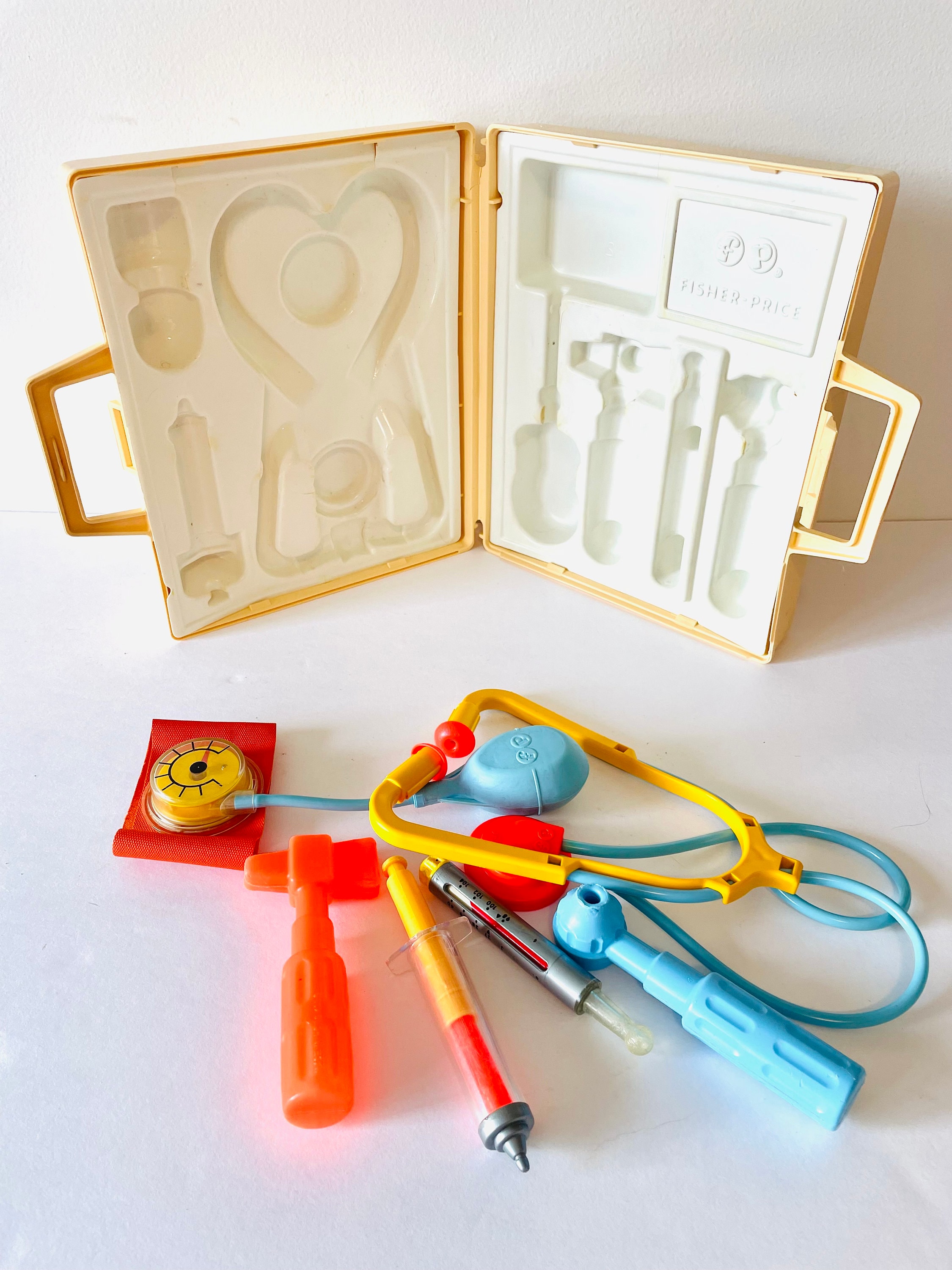 Nostalgic Fisher price Toy Medical Kit for Kids Child s First Aid Kit Toy Doctor Bag Fisher price Toy First Aid Kit Toy Doctor Kit Etsy Australia