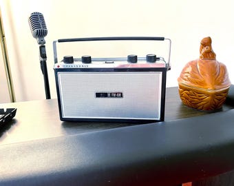 Panasonic FM-AM-Marine 3-Band All Transistor RF-1006MD, Vintage Mid 60s  am/fm Portable Radio, Panasonic Battery Operated am/fm Marine Radio