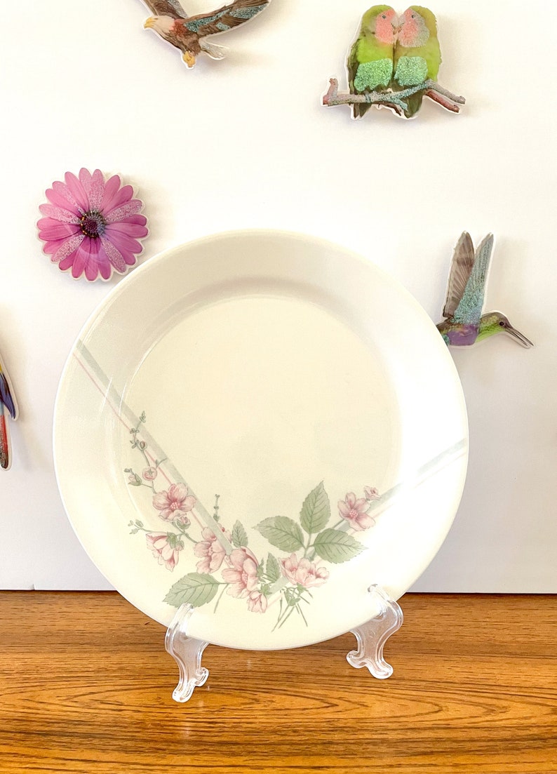 Corning Veranda Dinner Plate Corelle Veranda Floral Plate Etsy