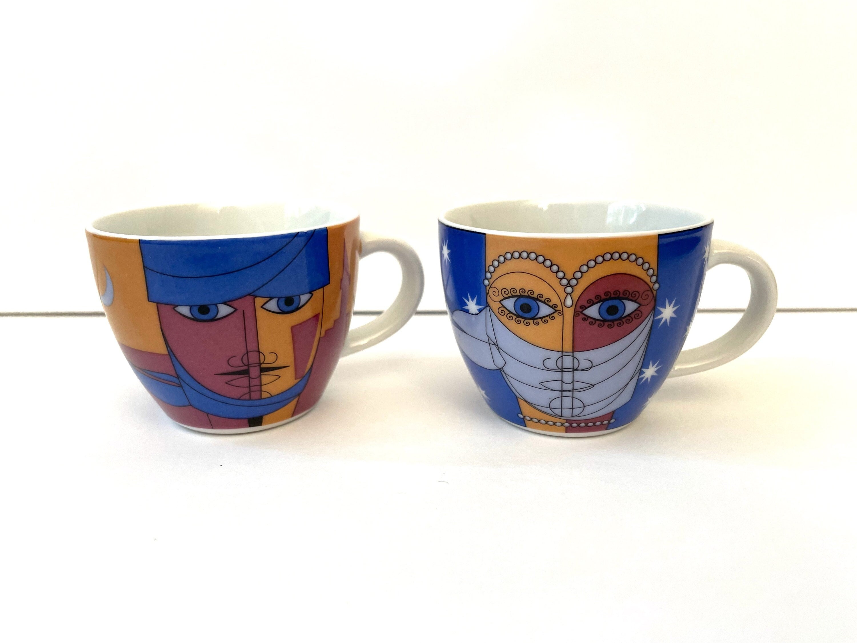 Pair Ritzenhoff Espresso Cups, Ritzenhoff My Little Darling Mugs, Ritzenhoff Michael Siegel Espresso Cups, Ritzenhoff Demitasse Mugs