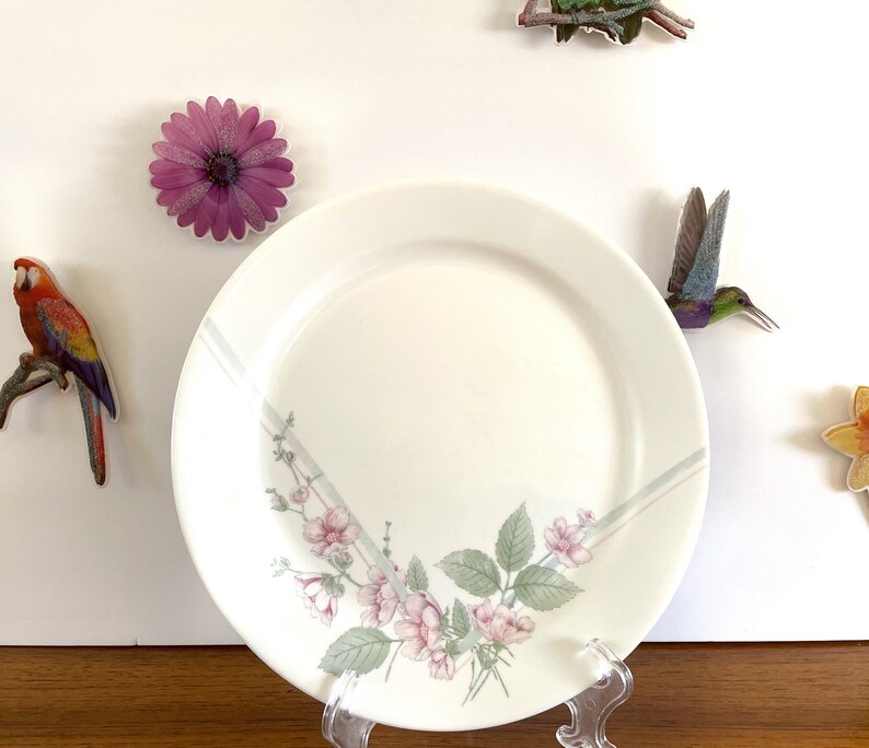 Corning Veranda Dinner Plate Corelle Veranda Floral Plate Etsy