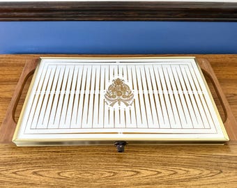 Large Georges Briard "Sonata" Hot Butler, Jaxton Food Warmer/Hot Plate