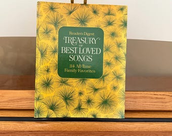 1972 Reader's Digest Treasury of Best Loved Songs, Sheet Music Book Arranged & Edited by Dan Fox, 114 Songs From The Early-Mid 20th Century