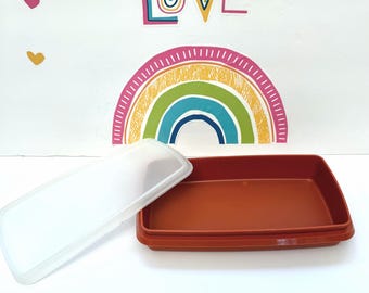 Vintage Paprika Tupperware Deli Keeper - 816-15