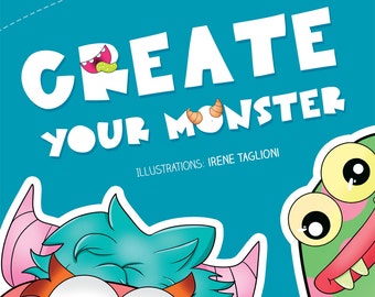 Activity book - printable - Build Your Monster Printable Activity Book - Create your monster