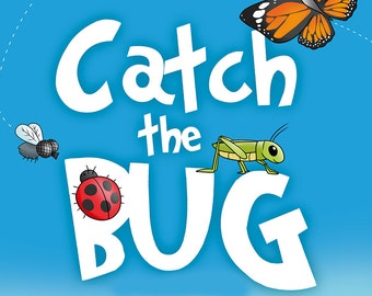 Catch the bug board game - game of the goose - printable board game - children game - teens - tweens - adults - family night