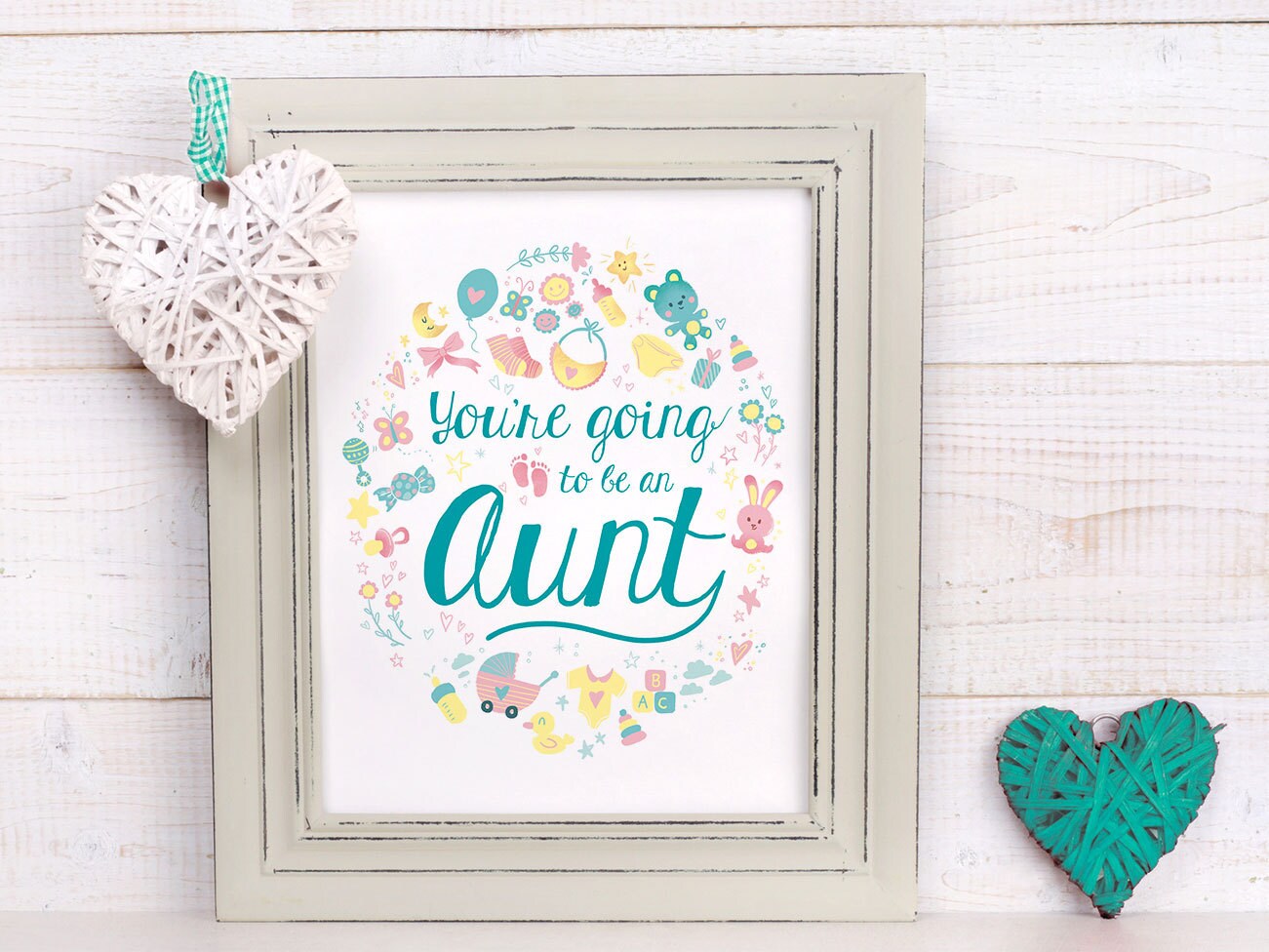 You Re Going To Be An Aunt Auntie Digital Print New Baby Aunt Gift You Re Going To Be An Aunt Auntie Digital Print New Baby Aunt Gift