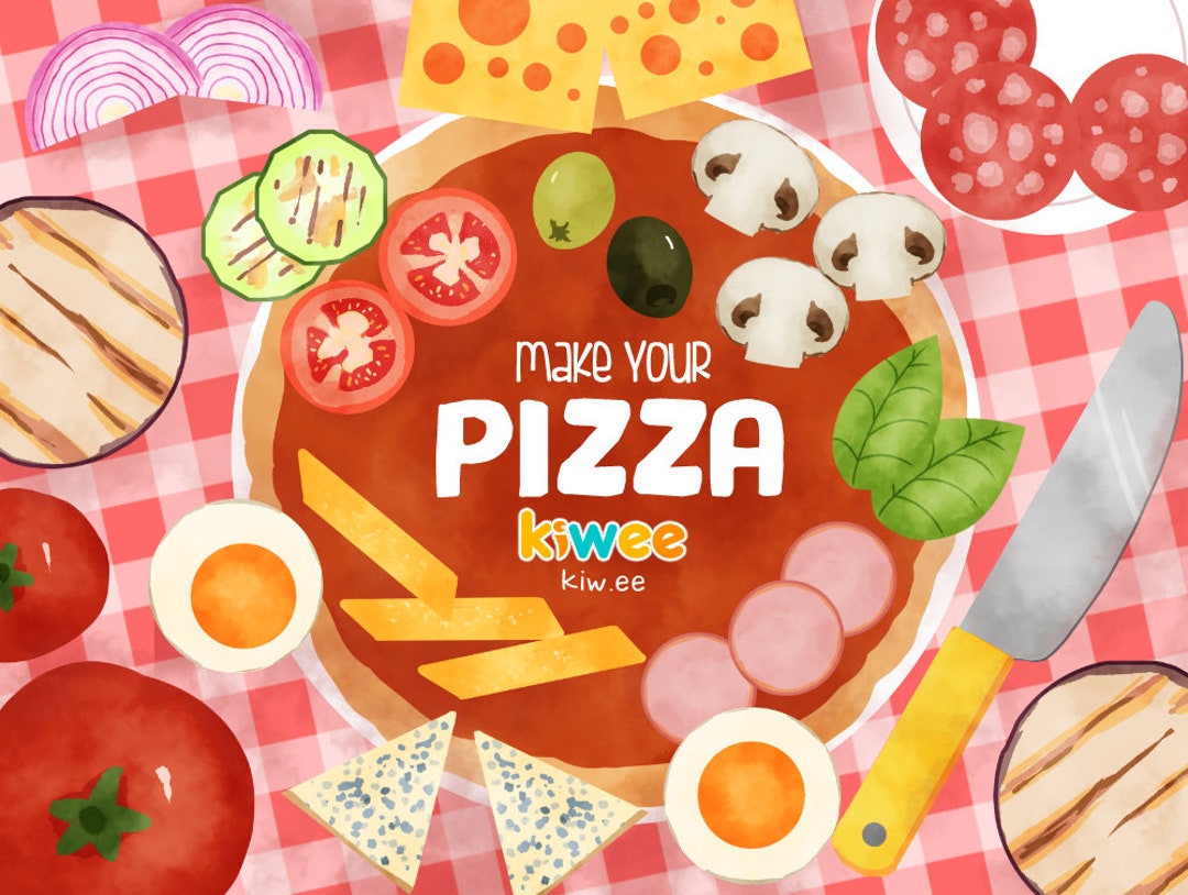 Printable Pizza Game, Cooking Game, Printable Cooking, Pizza Printable ...