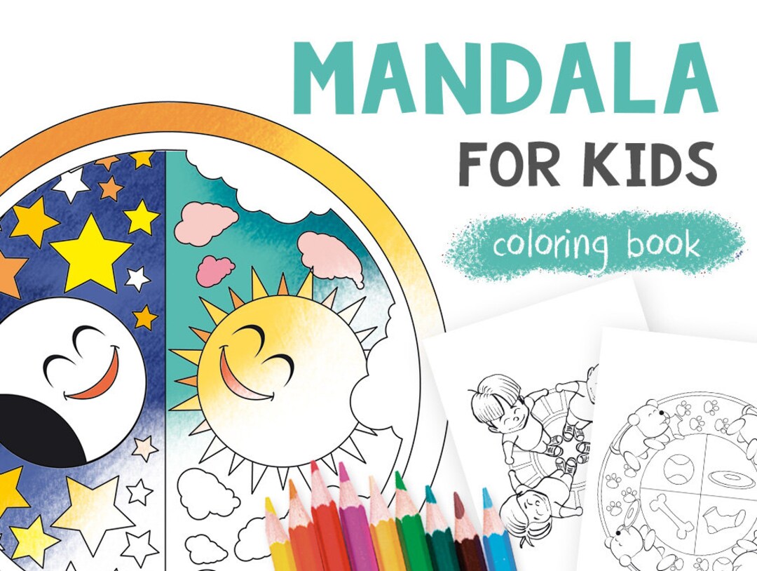 Printable Coloring Page for Kids Mandala for Kids Mandala Printable