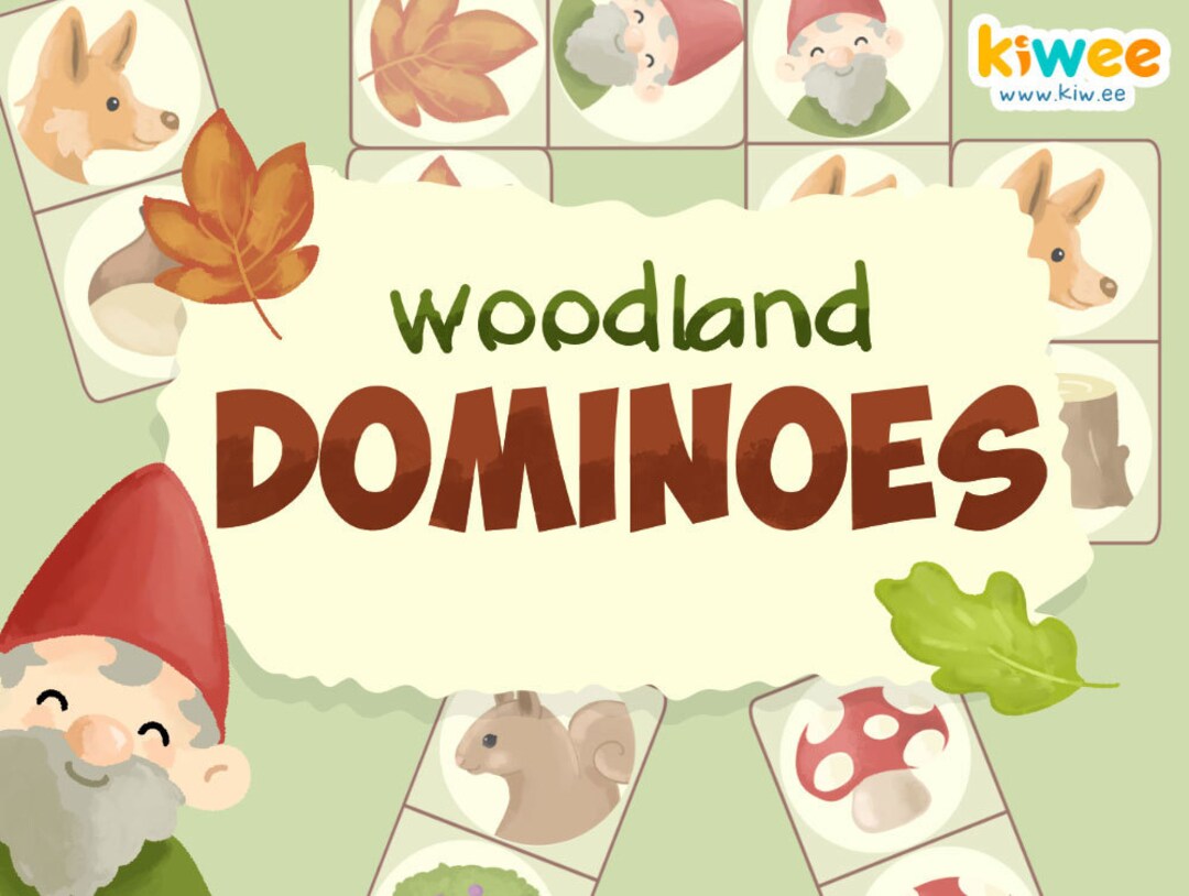 Printable Domino Game, Printable Game for Kids, Printable Board Game - Etsy
