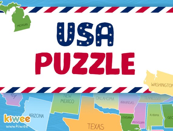 board game usa puzzle puzzle family time geography etsy norway
