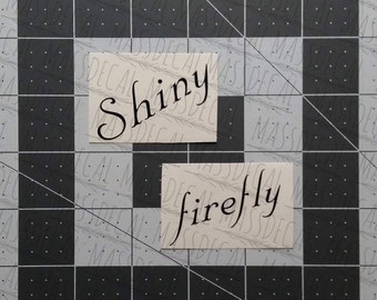 FIREFLY SHINY COOL SERENITY VINYL EURO DECAL BUMPER STICKER 5" FIREFLY SHINY COOL SERENITY VINYL EURO DECAL BUMPER STICKER 5"
