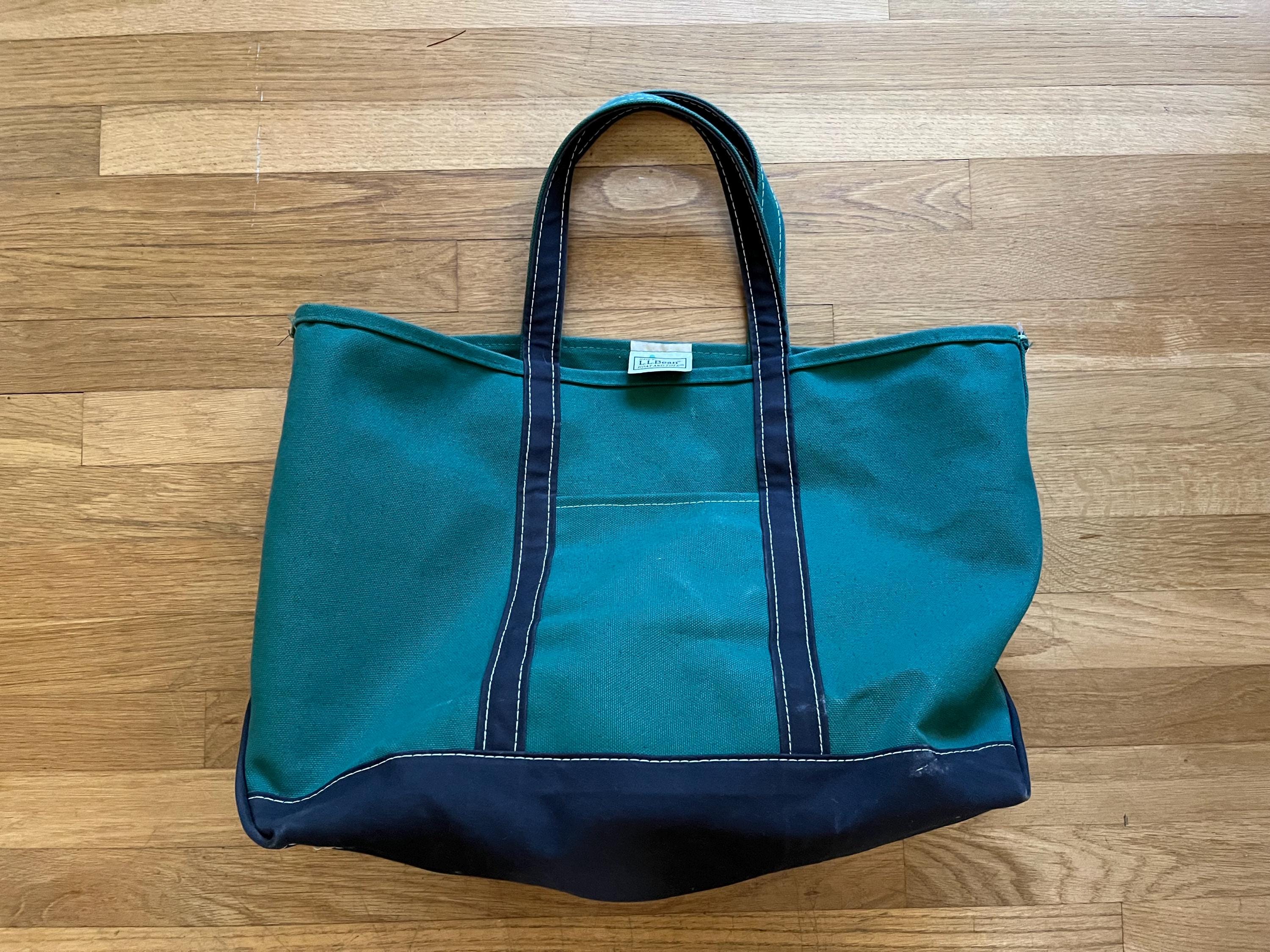 Vintage Llbean Boat Tote - Etsy