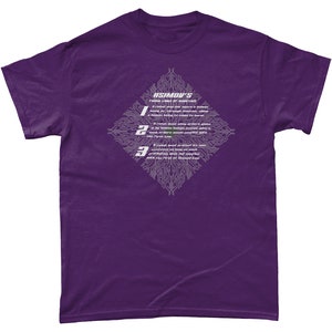 Camiseta con las leyes de Asimov