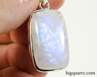 Rainbow Moonstone Pendant (Sterling Silver, #9446)