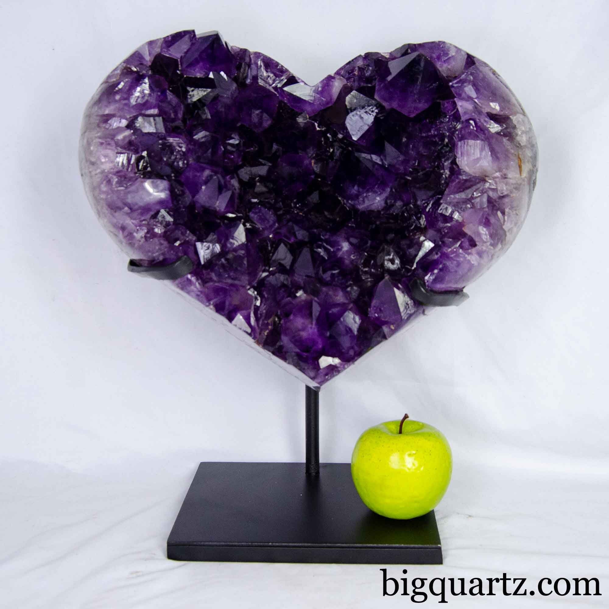 Large crystal heart display stand - Etsy 日本