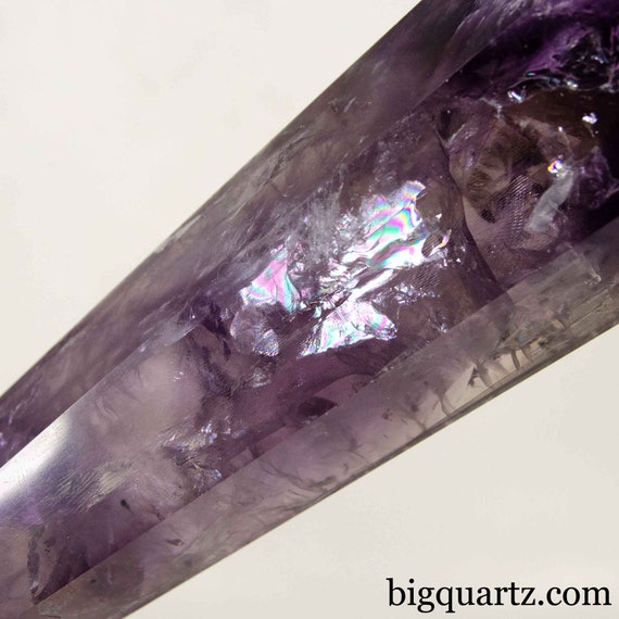 アメジスト クリスタル ポリッシュ ポイント、12.5 インチ