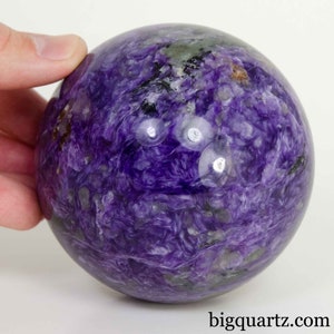 Charoite Sphere, 1.5 pounds (Siberia #F0027)