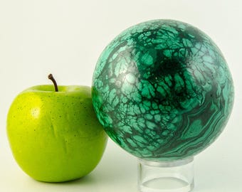 Esfera de Malaquita (Congo, #9190) 4 libras
