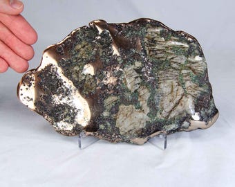 Float Copper & Quartz Specimen, 2 lbs, 7.25 inches (#J0325 Michigan)