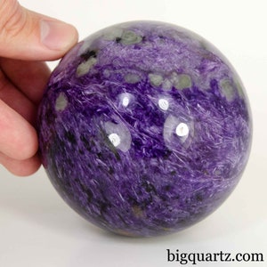 Charoite Sphere, 1.5 pounds (Siberia #F0026)