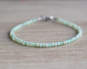 Tiny jade bracelet, genuine jade jewelry, jade healing bracelet, gifts for women