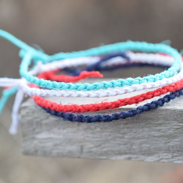 Hemp Anklet Etsy