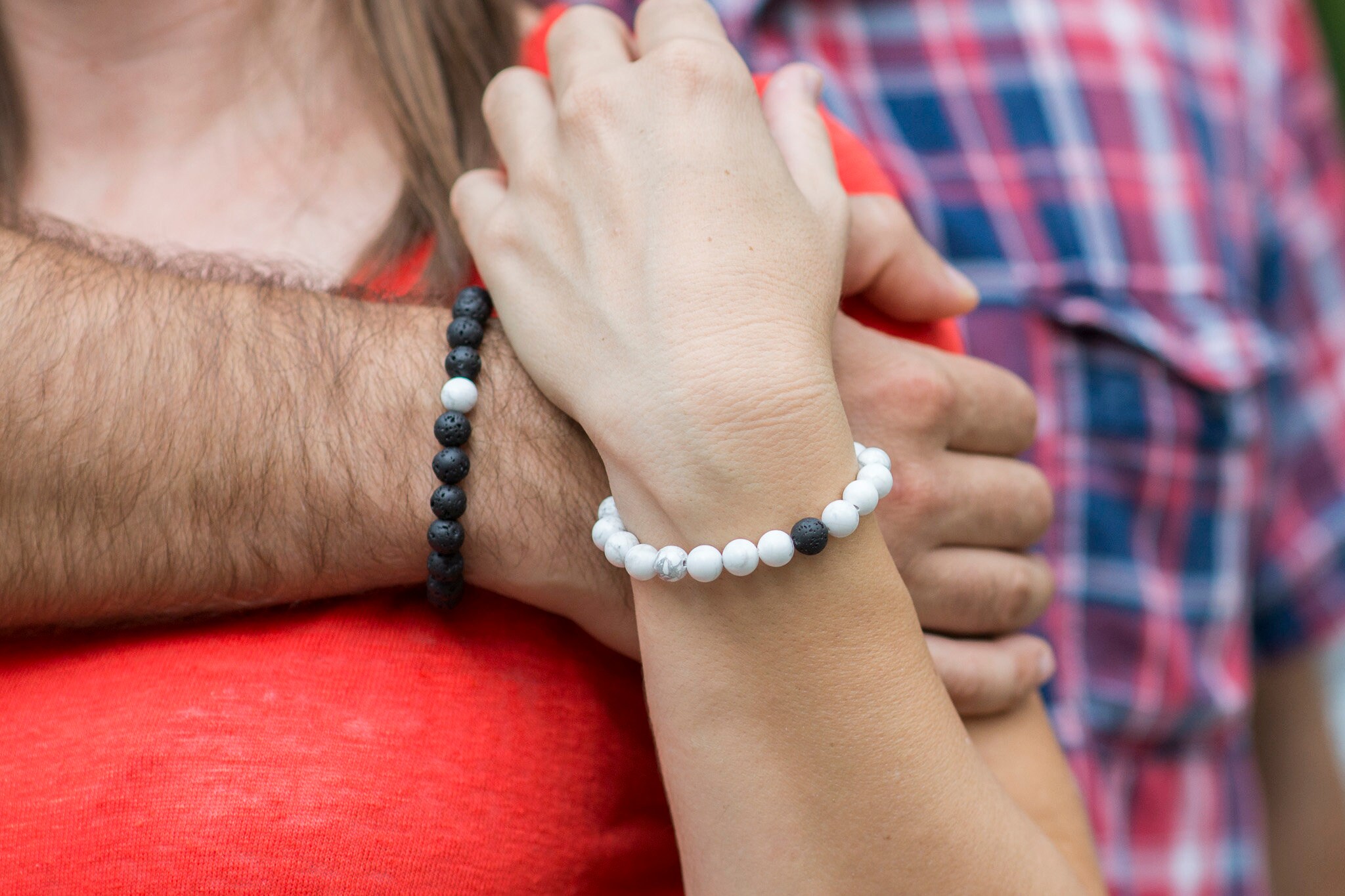 Couples bracelet long distance relationship bracelet Valentine's day