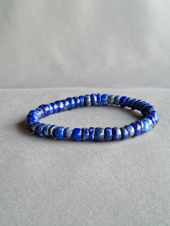 Lapis lazuli bracelet, lapis lazuli jewelry, gift for woman, gift for men