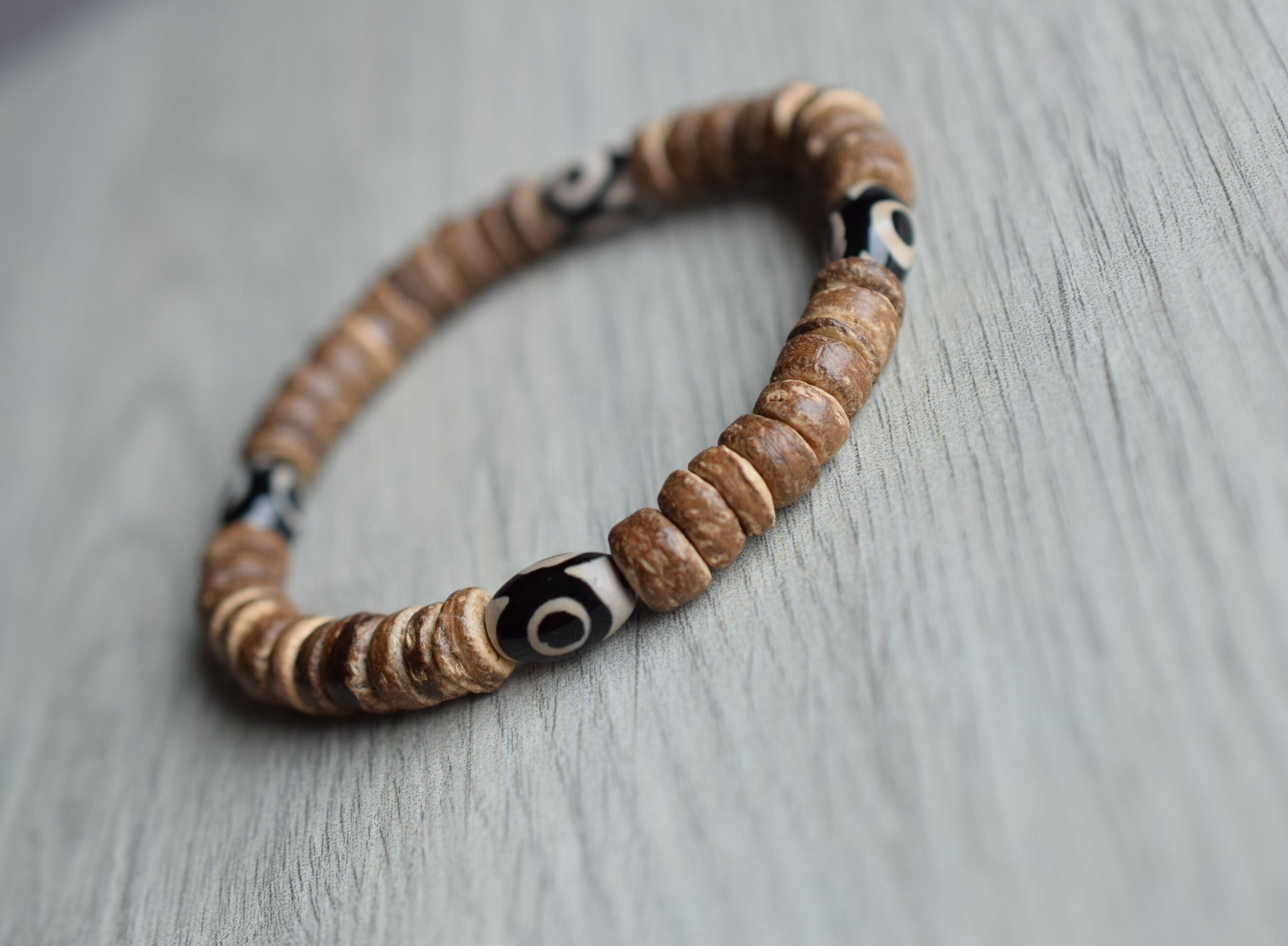 Evil eye bracelet for men, african bracelet, men beaded bracelet